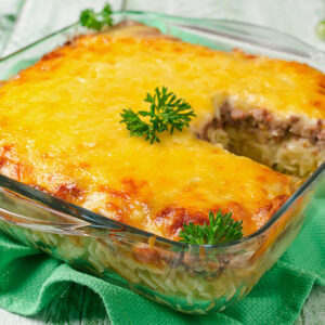 Gratin de légumes à la viande hachée
