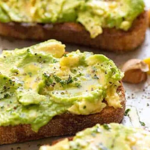 Toasts à l'avocat